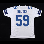 Dat Nguyen Signed Texas A&M Jersey with Multiple Inscriptions & Dat Nguyen Signed Dallas Cowboys Jersey