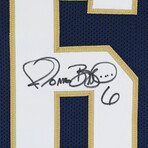 Joe Montana Signed Notre Dame Jersey & Jerome Bettis Notre Dame Signed Jersey