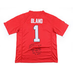 Daron Bland Signed Fresno State Bulldogs Jersey With Multiple Inscriptions & DaRon Bland Signed Dallas Cowboys Jersey