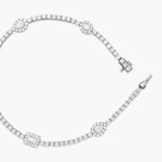 14K White Gold Diamond Tennis Bracelet // 7.5" // New