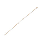 14K Rose Gold Diamond Bracelet III // 7" // New