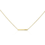 14K Yellow Gold Diamond Pendant Necklace II // 16" // New