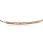 14K Rose Gold Diamond Bracelet II // 7" // New