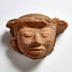 Large Ancient Mayan Head // 500-900 AD