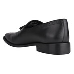 Men's Leather Tassel Slip-On Loafer Shoes // Black (US: 9)