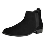 Dons // Men’s Genuine Suede Leather Chelsea Boots // Black (US: 10.5)