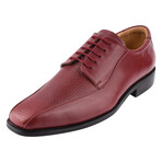 Jade // Men's Leather Oxford Lace-Up Dress Shoes // Burgundy (US: 10.5)