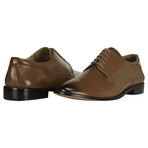 Boseman // Leather Derby Lace-Up Dress Shoes // Tan (US: 9)
