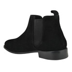 Dons // Men’s Genuine Suede Leather Chelsea Boots // Black (US: 5)