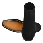 Dons // Men’s Genuine Suede Leather Chelsea Boots // Black (US: 8)