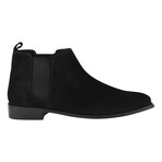 Dons // Men’s Genuine Suede Leather Chelsea Boots // Black (US: 6)