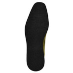 Welkar // Men’s Velvet Buckle Slip-On Loafers Shoes // Olive (US: 12)