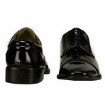 Owen // Crocodile & Lizard Print Patent Leather Oxford // Black (US: 12)