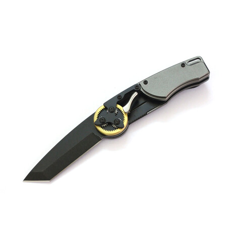 Gear Head (Tanto Tip with Brass Colored Ring Gear)