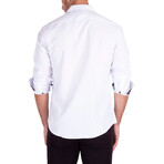 Do Me A Solid Long Sleeve Shirt // White (L)