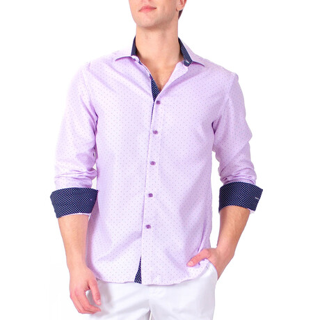 Blazing Shade Long Sleeve Shirt // Lilac (S)