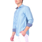 Sizzle Style Long Sleeve Shirt // Blue (3XL)