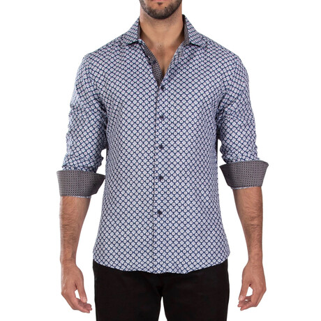 Hawkeye Long Sleeve Shirt // Navy (S)