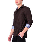 Flame Tint Long Sleeve Shirt // Black (S)