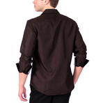 Flame Tint Long Sleeve Shirt // Black (M)