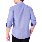 Tiny Strokes Long Sleeve Shirt // Navy (XL)
