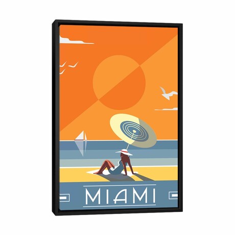 Miami by Fly Graphics (26"H x 18"W x 1.5"D)