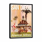 San Diego - American Airlines by Unknown Artist (26"H x 18"W x 1.5"D)