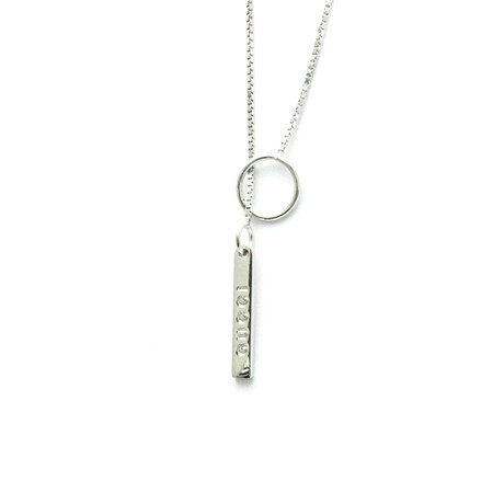 Gucci // 18k White Gold Lariat Necklace // 19.68" // Store Display