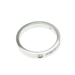 Cartier // Platinum C De Cartier Diamond Wedding Ring // Ring Size: 6 // Store Display