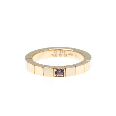 Cartier // 18k Rose Gold Lanieres Sapphire Ring // Ring Size: 4.25 // Store Display