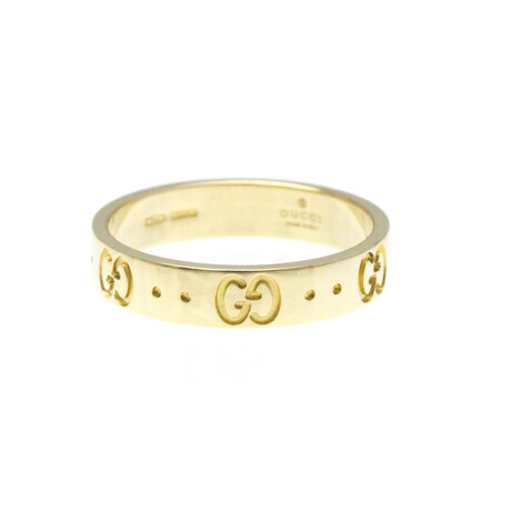 Gucci // 18k Yellow Gold Icon Ring // Ring Size: 6.5 // Store Display