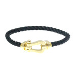 Fred // 18k Yellow Gold + Stainless Steel Force 10 Charm Bracelet // 6.29" // Store Display