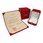 Cartier // Platinum C De Cartier Diamond Wedding Ring // Ring Size: 5.25 // Store Display