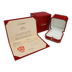 Cartier // Platinum C De Cartier Diamond Wedding Ring // Ring Size: 6 // Store Display