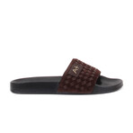 Men's Leather + Suede Slippers // Brown (Euro: 42)