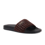 Men's Leather + Suede Slippers // Brown (Euro: 41)