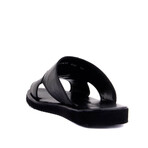 Men's Leather Outdoor Slippers // Black (Euro: 44)
