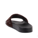 Men's Leather + Suede Slippers // Brown (Euro: 40)