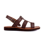 Men's Leather Sandals // Brown (Euro: 42)