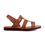 Men's Leather Sandals // Tan (Euro: 43)