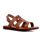 Men's Leather Sandals // Tan (Euro: 42)