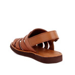 Men's Leather + Wicker Sandals // Tan (Euro: 40)