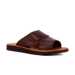 Men's Leather Outdoor Slippers // Brown (Euro: 44)