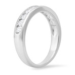 Sterling Silver Channel-set CZ Band Ring (6)