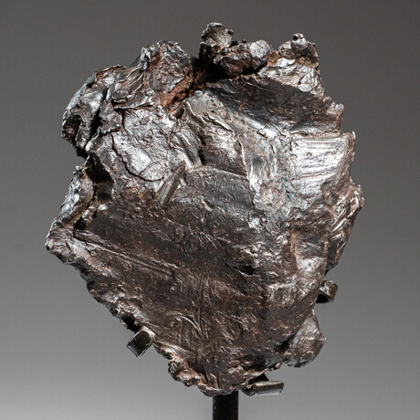 Genuine Natural Sikhote-Alin Meteorite from Russia in Display Box v.1