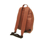 Bottega Veneta // Leather Intrecciato Backpack // Brown // Pre-Owned