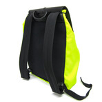 Dior Homme // Nylon Canvas + Leather Backpack // Black + Neon Yellow // Pre-Owned