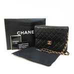 Chanel // Leather Matelasse Shoulder Bag // Black // Pre-Owned