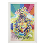 Taylor Swift // Framed Canvas Print