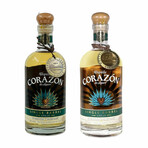 Corazon De Agave Aged In W.L. Weller Bourbon Barrels Anejo Tequila + Aged In Blanton's Bourbon Barrels Anejo Tequila // 2 Bottle Set